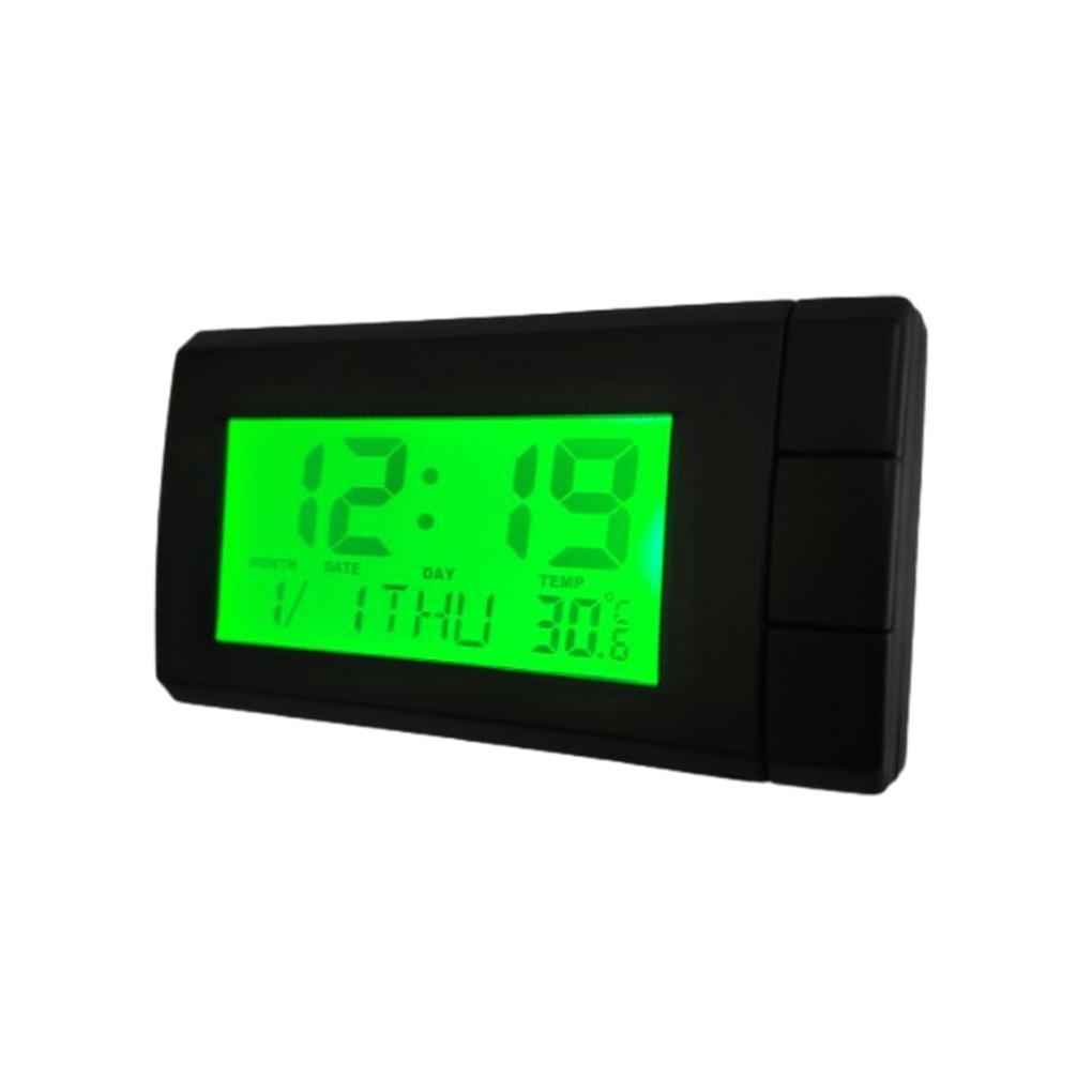ABS Автоматические цифровые часы Дата Дисплей Прямоугольные Батарейки Питание Самоклеящиеся Приборная Панель Главная Автомобильные Часы Автомобильные Сигнализации