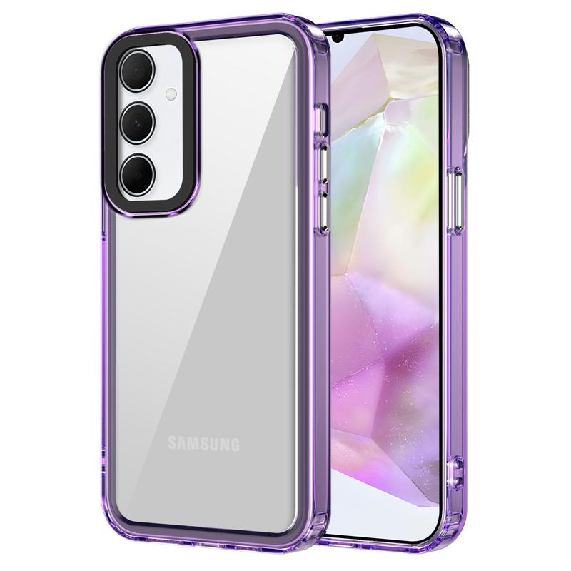 Acrylic Shockproof Clear Case For Samsung Galaxy A55 A35 A25 A15 A16 A05S A54 A34 A24 A14 A53 A33 A13 S24 Ultra S23 FE S22 Plus Back Transparent Cover
