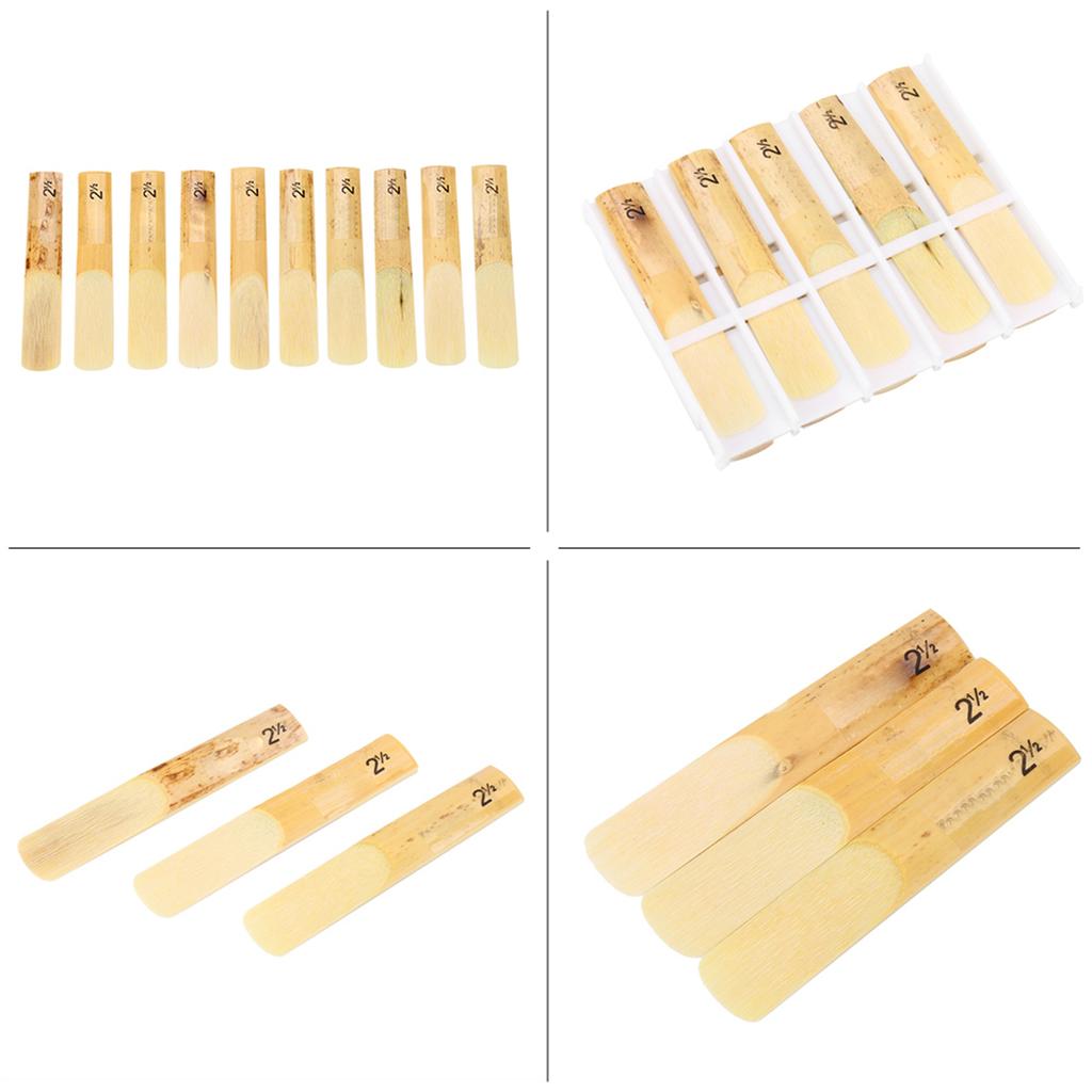 10 шт. Пластиковые 2,5-дюймовые трости для сопрано-саксофона, запасные части для ремонта тростей, аксессуары для ремонта