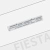 Auto Metal For Ford Fiesta Emblem O155 Car Styling 3D Badge Lettering Decals Trunk Sticker Glossy Black Accessories