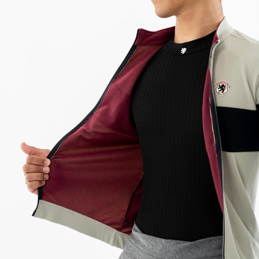 Велосипедный Лонг Фор в Термофлисе Айвори XS [Capel Mule] Джерси, Рукав, Осень/Зима [Сделано в Японии] [10℃~15℃] Джерси, Двухцветный, Подкладка,