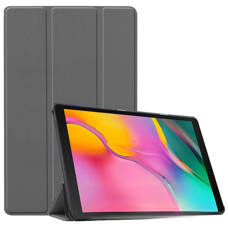 Для планшета Galaxy Tab A 10.1 дюйма - Защитный кожаный чехол-книжка Kaster Tri-Fold Cover (T510)