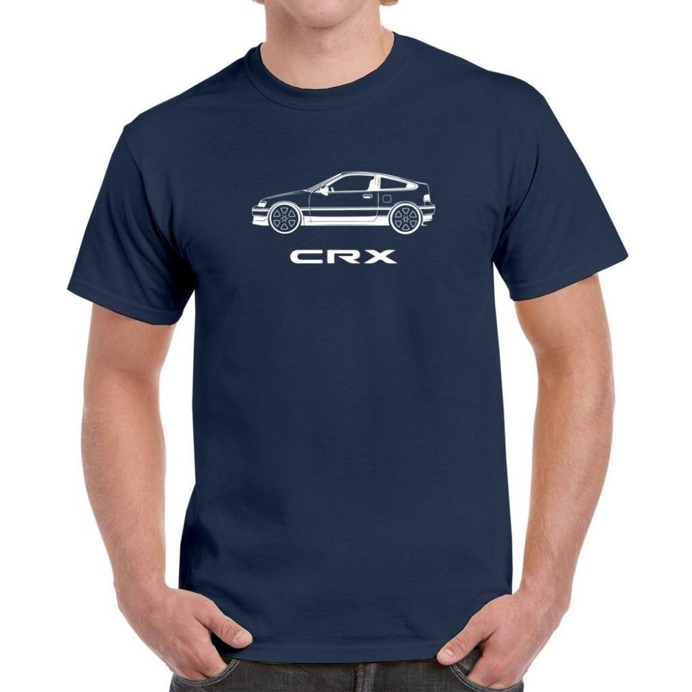 Летняя футболка Honda для мужчин и женщин, футболка, вдохновленная Honda CRX, минималистичная, с коротким рукавом, для весны и осени, топ для мотоцикла и велоспорта