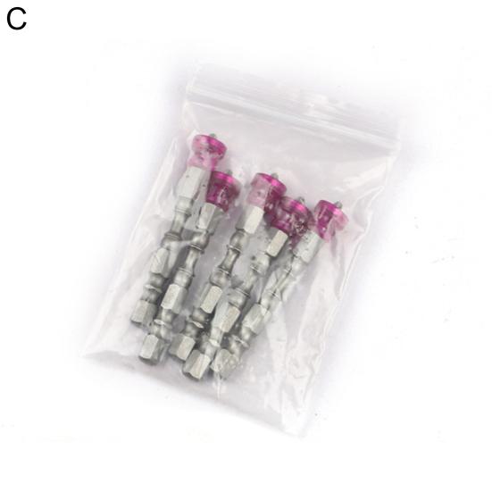 5 шт./компл., электрические отвертки, биты с двойной головкой, магнитное кольцо, шестигранный хвостовик, противоскользящий инструмент, стальные крестовые отвертки высокой твердости, плотницкие работы