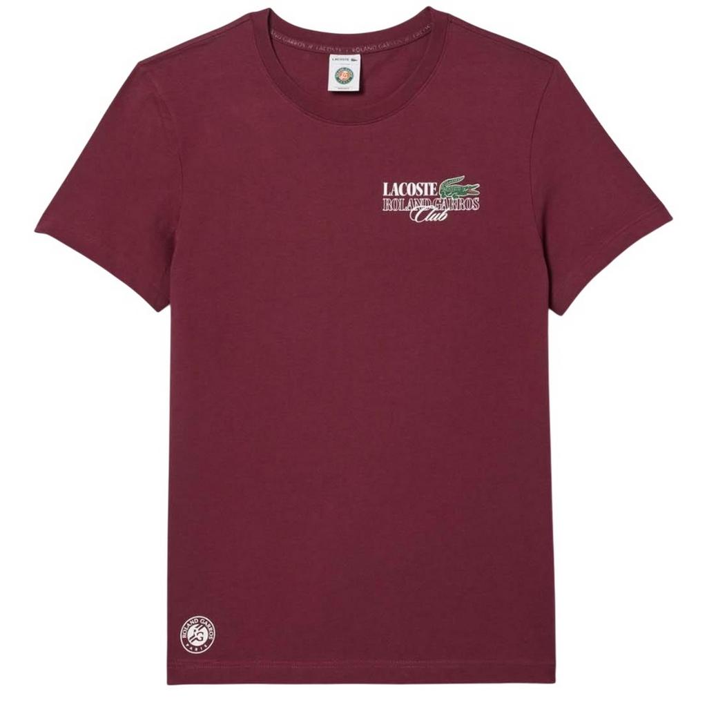 Lacoste Mens Roland Garro Edition Cotton Tennis T-Shirt