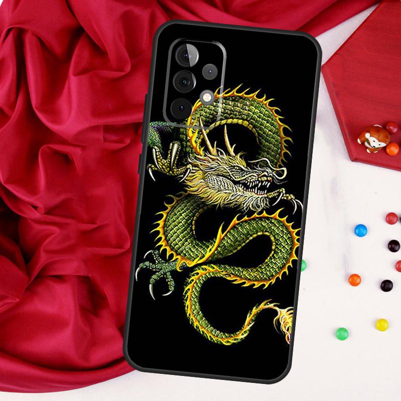 Chinese Dragon For Samsung Galaxy A26 A05 A06 A16 A54 A34 A14 A22 A32 A52 A55 A35 A15 A53 A13 A56 A36 Case