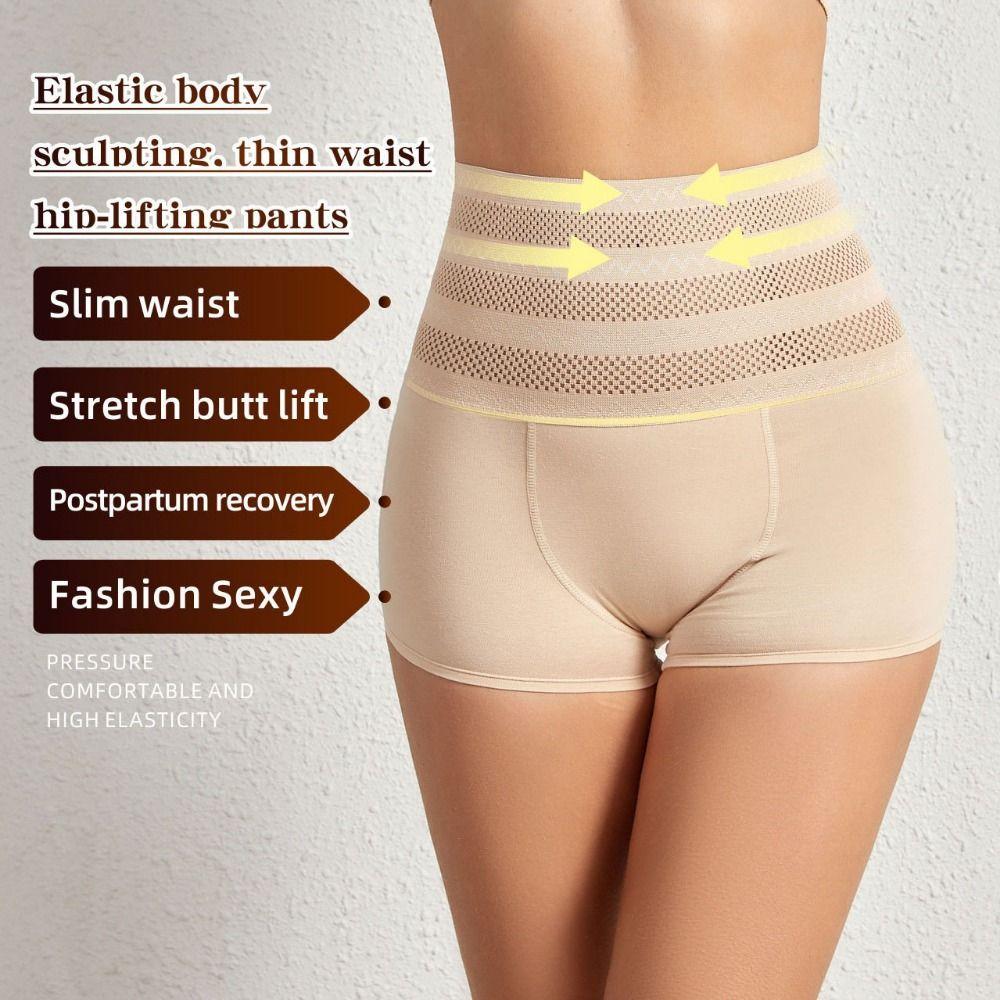Traceless Postpartum Body Shapers High Waist Seamless Underwear Slimming Underpants Female