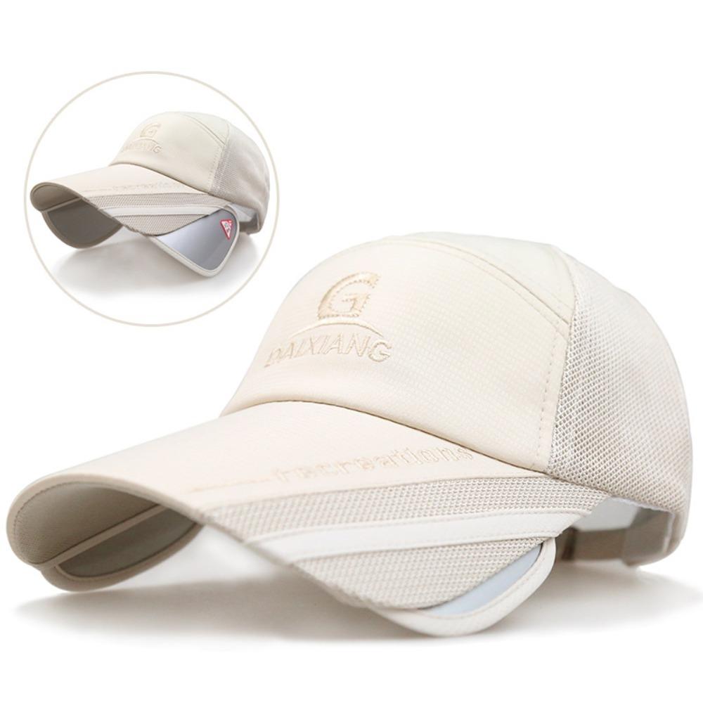 UV Protection Long Visor Baseball Cap Waterproof Men's Sunshade Cap Outdoor