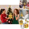 Christmas Party Gift Box With Yellow Bell Theme For Surprising Cash Gifts And Celebrations
