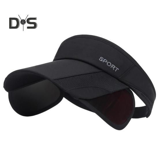 Спортивные солнцезащитные козырьки для мужчин и женщин, регулируемая пустая верхняя бейсболка, летняя уличная солнцезащитная кепка для тенниса, бейсбола, гольфа, велоспорта, бега