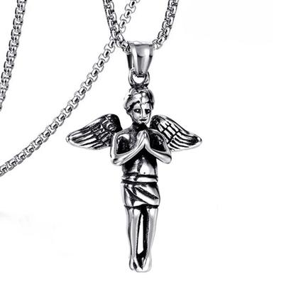 Персонализированное модное брендовое ожерелье с подвеской Little Angel, хип-хоп, рэп, мужское и женское ожерелье с подвеской Chubi Cross