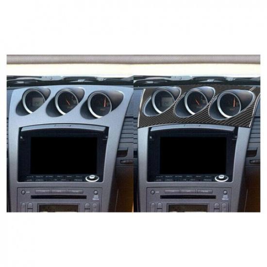 For Nissan 350Z 2003-2005 Carbon Fiber Interior Radio Control Panel Trim Cover