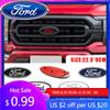 Car Sticker 2026 22.3X9cm Car Front Grille Emblem Sticker Rear Trunk Decal Replacement Accessories For Ford F150 F250 Edge Escap