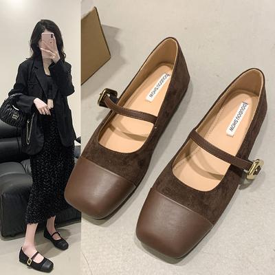 Модные балетки для танцев, женские туфли-лоферы, неглубокие мягкие повседневные замшевые сандалии, новинка 2024 года, модное платье, уютная обувь для прогулок, Mujer Zapatos
