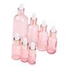 Флаконы-капельницы многоразовые 5-100 мл крышка цвета розы косметическая тара розовое стекло ароматерапия жидкая пипетка для эфирного массажа