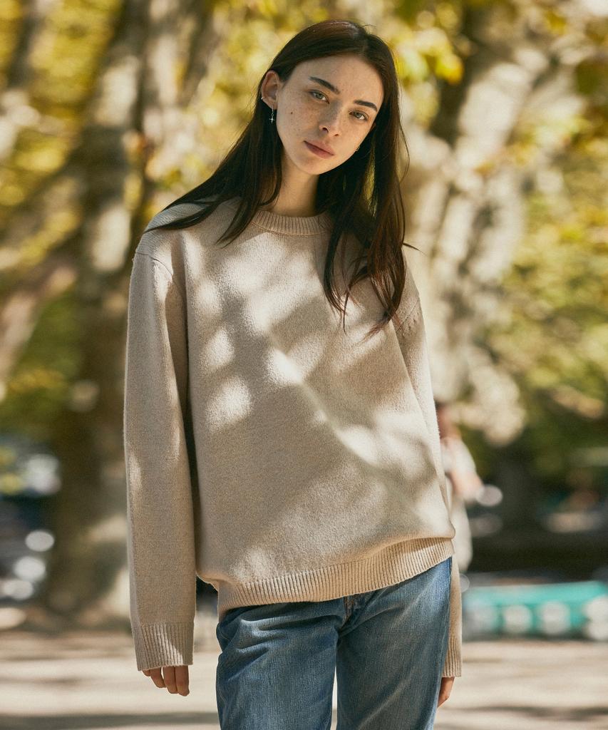 MINIMALPROJECT Soft Basic Oversized Knit Mnt107 [Beige]
