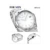 Seiko Solar Couple Watch Set with Gift Box for Men and Women SBPX143 STPX096