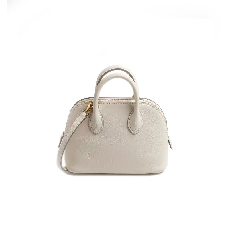 Сумка-ракушка из коровьей кожи, Нишевая высококлассная сумка для боулинга, Мини ручная сумка через плечо для женщин