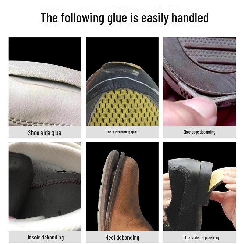 Универсальный прочный клей для ремонта кожаной и спортивной обуви