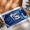 hertha bsc Printed Crystal Velvet Rug Non‑Slip Crystal Velvet Carpet For Sofa Bedroom Indoor Home Decoration
