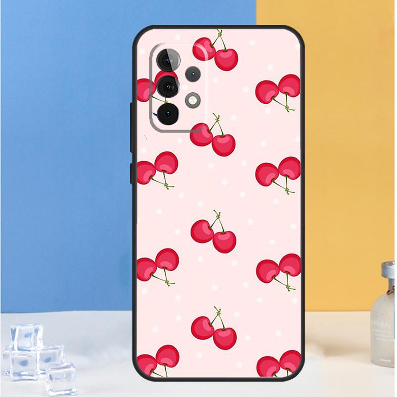 Милый коллаж из вишни для Samsung Galaxy A16 A26 A36 A56 A13 A33 A53 A05 A06 A54 A34 A14 A32 A52 A55 A35 A15 Чехол