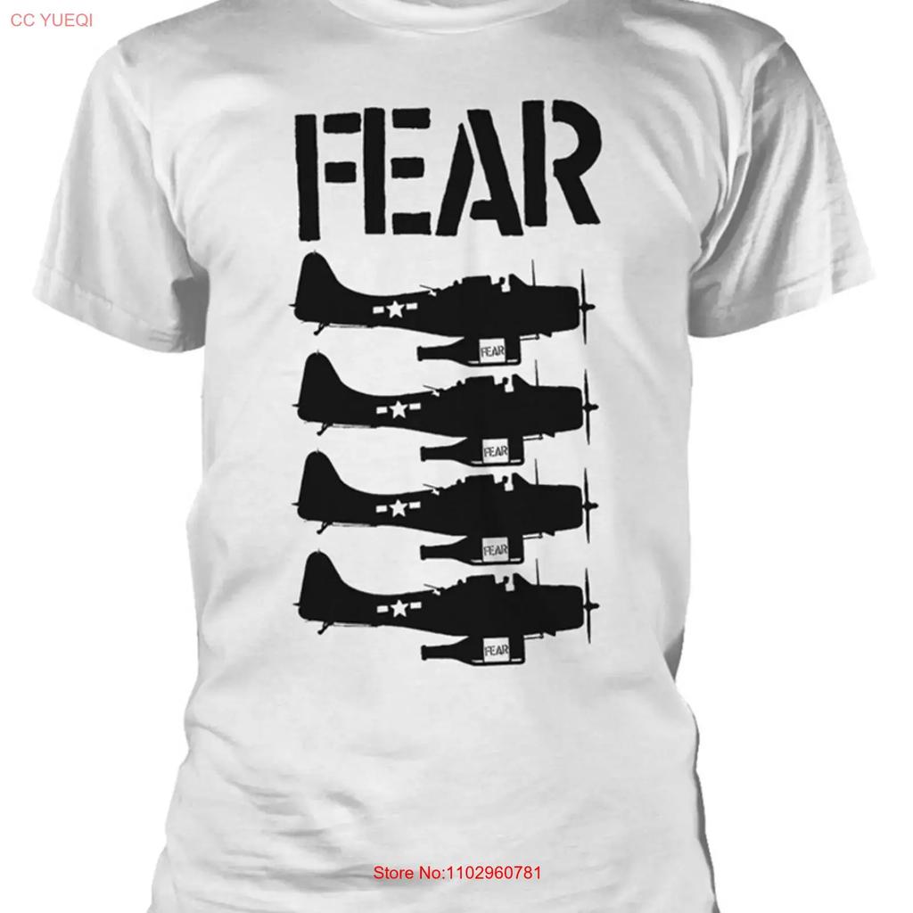 Новый Альбом Группы Fear Хлопок Белый S 5xl Футболка Tt585 Винтажный Универсальный Мужской Удобный Дышащий Графический Модный