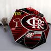 Складной зонт с принтом Clube de Regatas do Flamengo, для улицы, отдыха и путешествий, прочная ткань зонта, подарок на день рождения и праздник