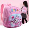 Charming Unisex Preschool Backpack In Pink Blue And Green With Cute Patterns