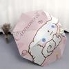 1 шт. Автоматический складной зонт-капкейк Cinnamoroll - Портативная 3-складная конструкция с железным каркасом, идеально подходит для поклонников, путешествий, повседневного использования и праздничных подарков.R0