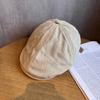 Vintage Solid Color Hat Women Polyester Material Sun Protection Fit Adjustable