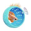 Betta Fish Tunnel Toy Aquarium Fish Hideout with Suction Cup Small Fish Hiding Resting Shelter Shrimp Cave for Fish Tank Decor