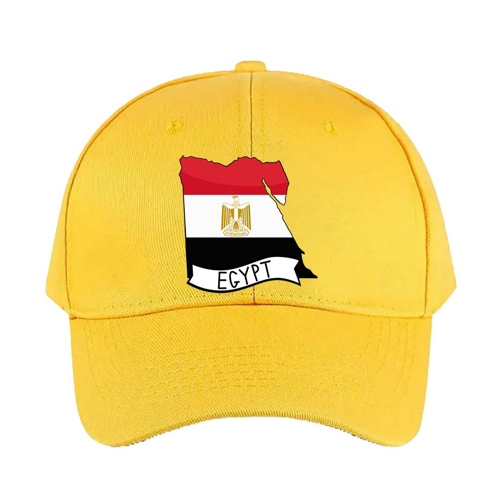Egypt Flag Map Woman Man Baseball Cap Adult Adjustable with Curved Brim Hiking Fishing Hat trucker cap Summer Fashion