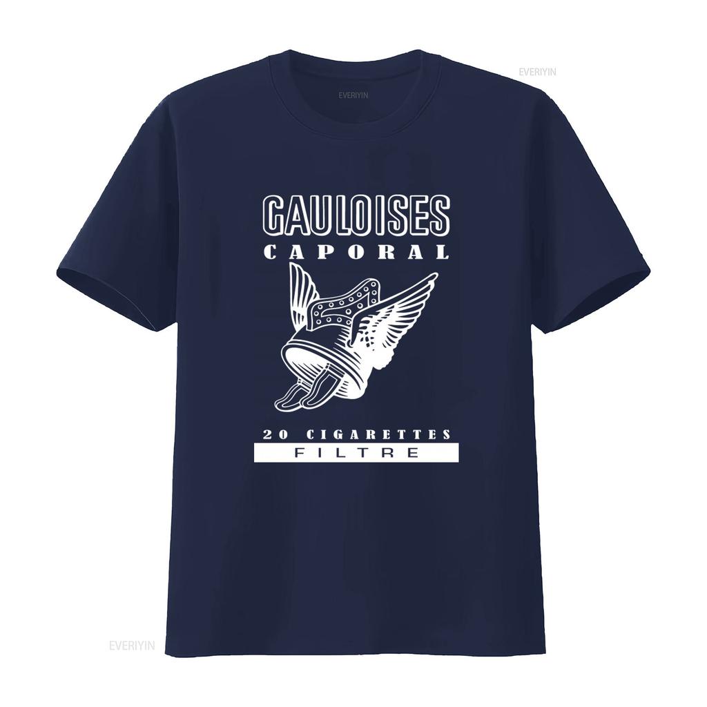 Футболка Gauloises Caporal с принтом крыльев фильтра для модной повседневной носки, винтажная, мягкая, унисекс, немного уличного стиля