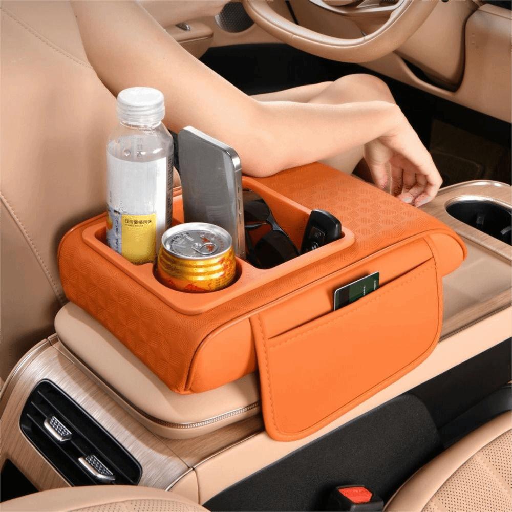 Thicken Car Armrest Storage Box Heightened Car Elbow Support Pad Car Interior