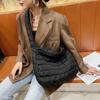 Soft Fabric Women's Shoulder Bag Winter Design High-capacity Armpit Bag Large Handbag
