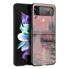 Чехол для телефона Samsung Galaxy Z Flip 3 4 5 6 7 Складной Для Samsung Z Flip4 Flip5 Жесткая ПК Крышка Клод Моне Сад Живопись Искусство