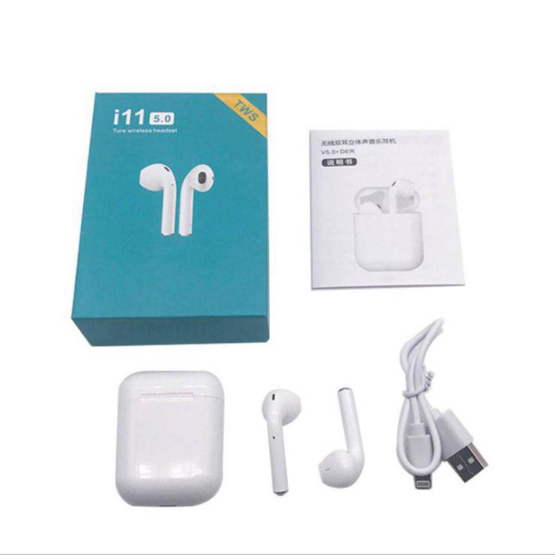 I11 TWS Mini 5.0 Bluetooth Earphone Wireless Headphones Portable Invisible Earbud