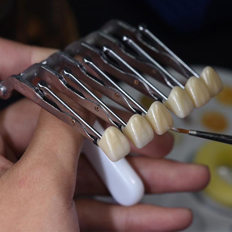 Зубной керамист Шестигранные зажимы Шестизубчатые зажимы Для глазурования фарфора Вспомогательный инструмент Лаборатория зубного техника
