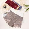 Women's Panties Sexy Lace Flower Embroidery Underwear High Waist Breathable Underpants Plus Size Comfort Intimates Lingerie
