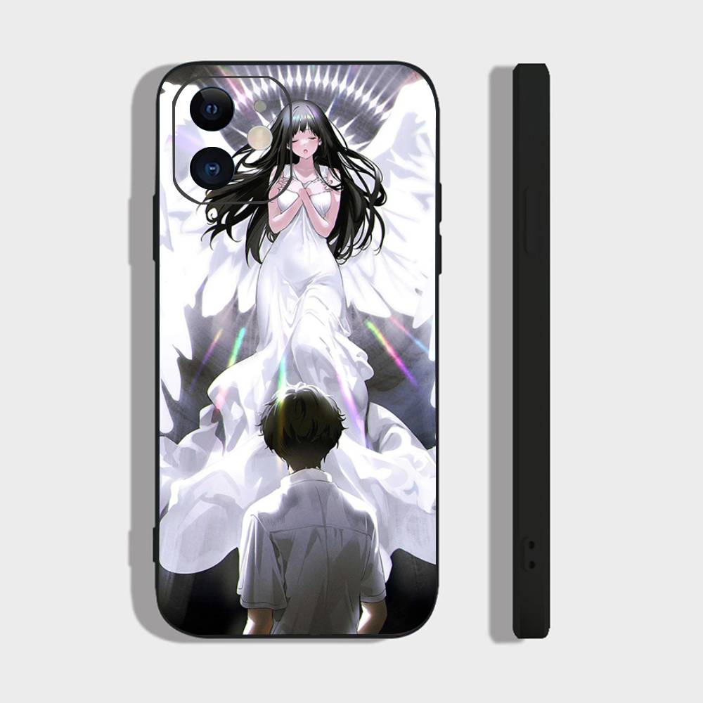 Чехол для телефона с аниме Hyouka для iPhone 17 Air 16 15 14 13 Pro Max 11 12 Черный силиконовый чехол