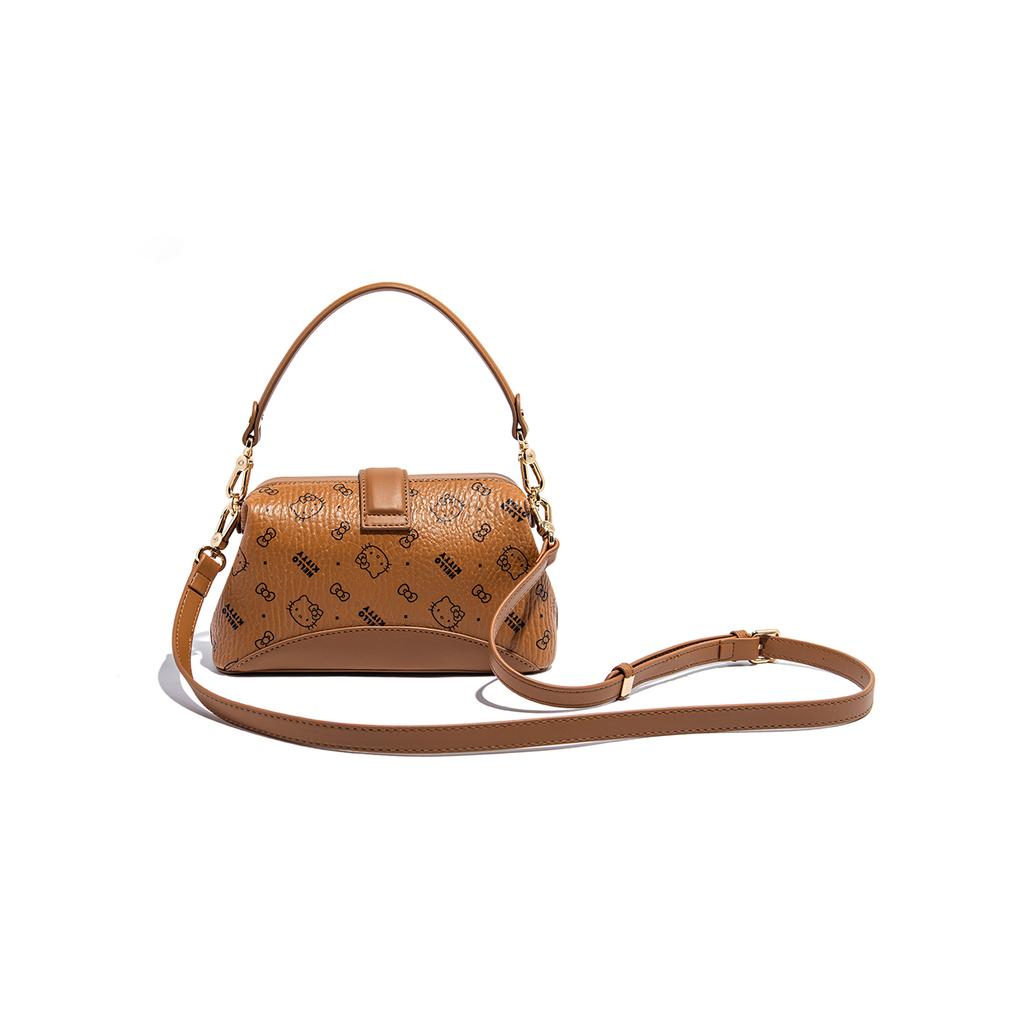 New Sanrio HelloKitty Hello Kitty PU Shoulder Bag, Crossbody Bag, Handbag Regular Women's Pink/Brown/Milk Tea SHHF41585