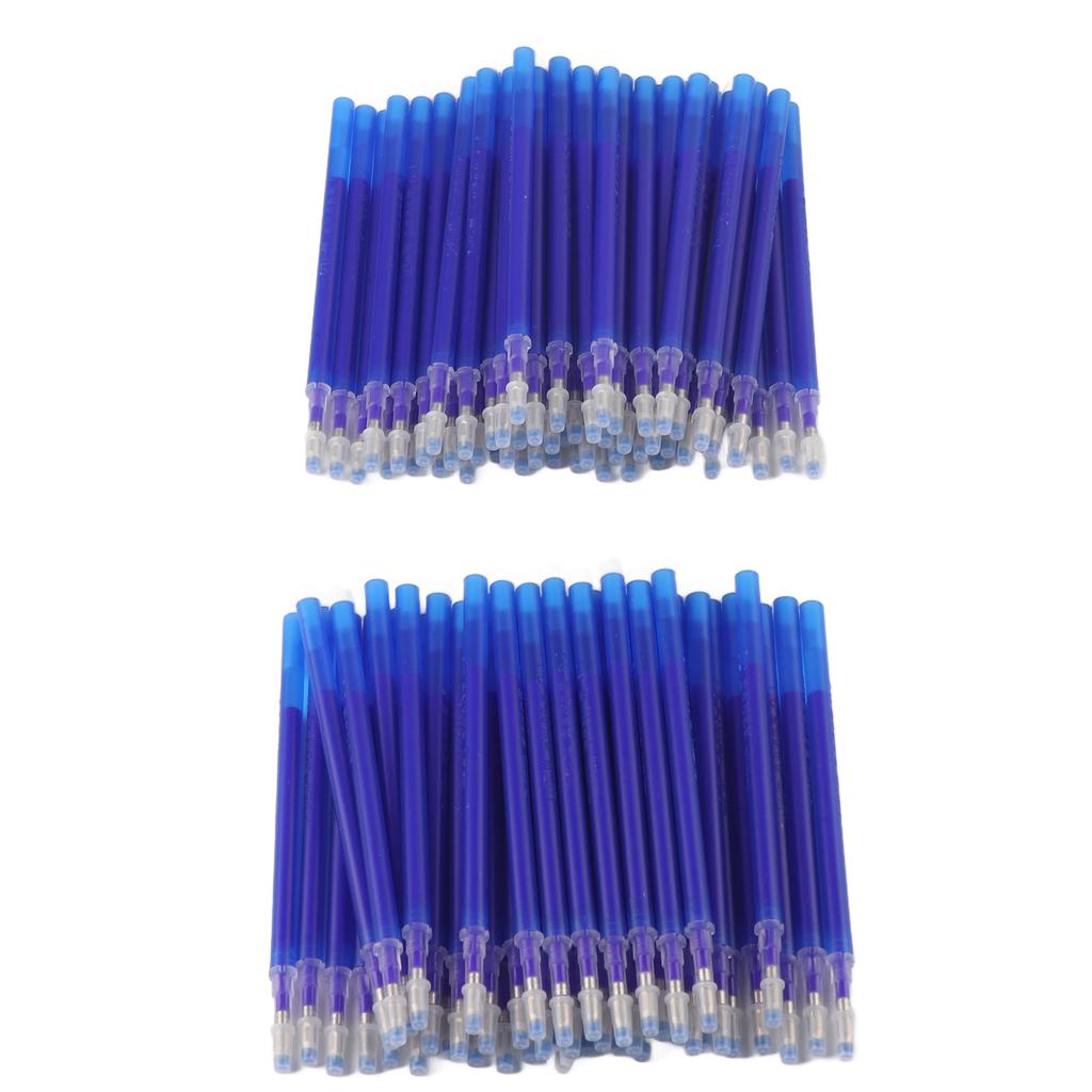 100PCs Fabric Marker Pen Refill Clothing Accessory Tailor Tools for High Temperature FadeBlue