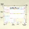 Decorably 52 Sheets Colorful Pastel Undated Weekly to Do List Notepad - 6.5x10" Spring-Bound Planner Pad, Easy Tear-Off, for Priorities, to-Do List,