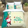 Рождественский комплект постельного белья пододеяльник одеяло наволочка постельное белье 3D Queen King Double Full Twin Single 3PCS 2PCS спальня