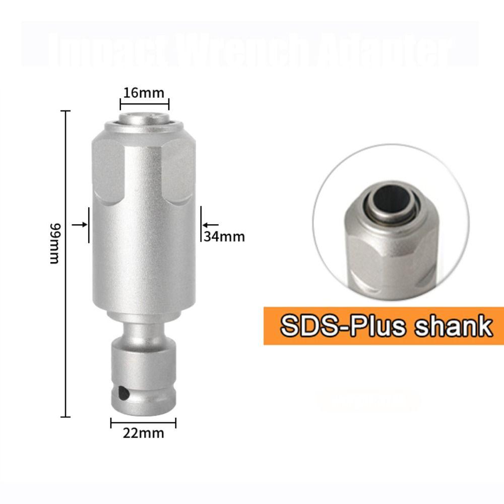 Преобразователь электрического гаечного ключа с квадратным интерфейсом. Преобразователь электрического молотка с измененной головкой.