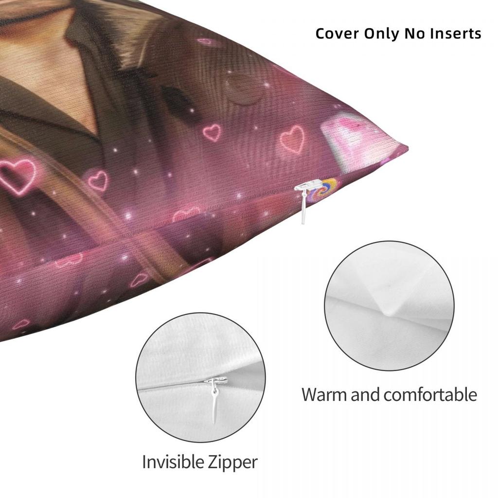 Arthur Morgan Sweet Hearts Pillow Case Vintage Pillow Cover Polyester Graphic Cushion Cover Pillowcases For Sofa Car Home Decor