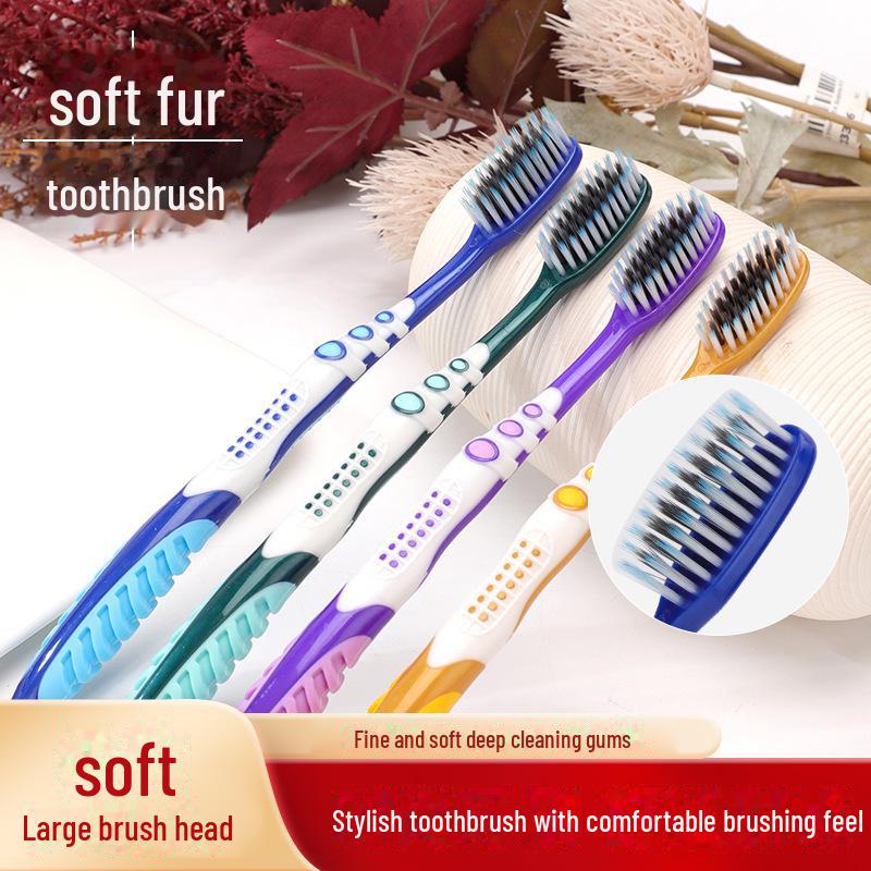 Зубная щетка Shuchen Advanced Soft Silk с густой щетиной для бережной чистки зубов и удаления пятен