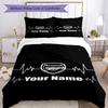 Arsenal F.c. Customize Your Name Bedding Set Suitable for Bedrooms Soft Bedding Home Decor Christmas, WeddingPerfect