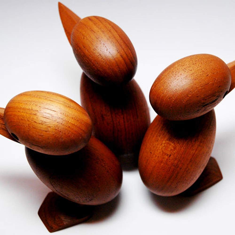 (hej!e) Ducking Baby Duck Wooden Nordic Ornament Wooden Object