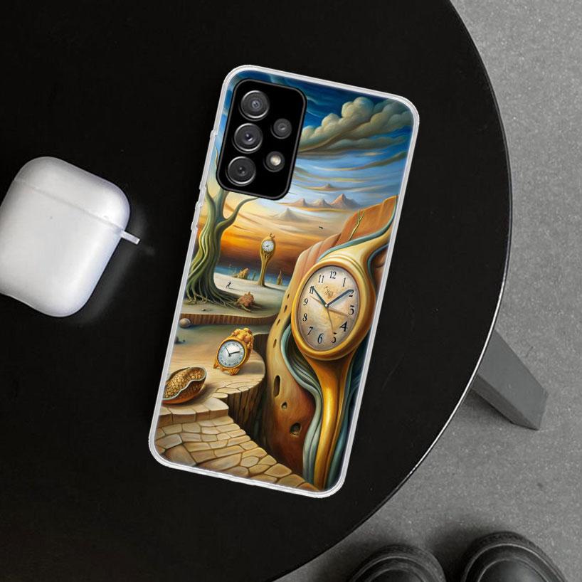 Чехол для телефона Salvador Dali Art для Samsung Galaxy A12 A22 A32 A52 A72 A02S A51 A50S A31 A20S A10S Note 20 Ultra 10 Plus Gala